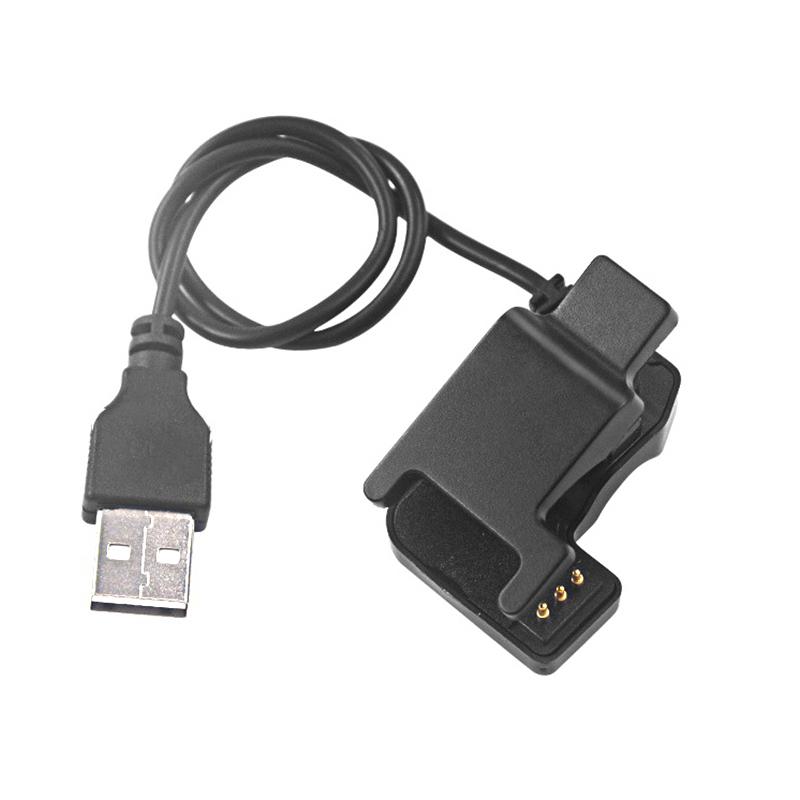 Black Smart Watch Universal USB Charging Cable 3 Pins Charger Clip Power Adapter Charger Portable Wristband Fast Charging Cable