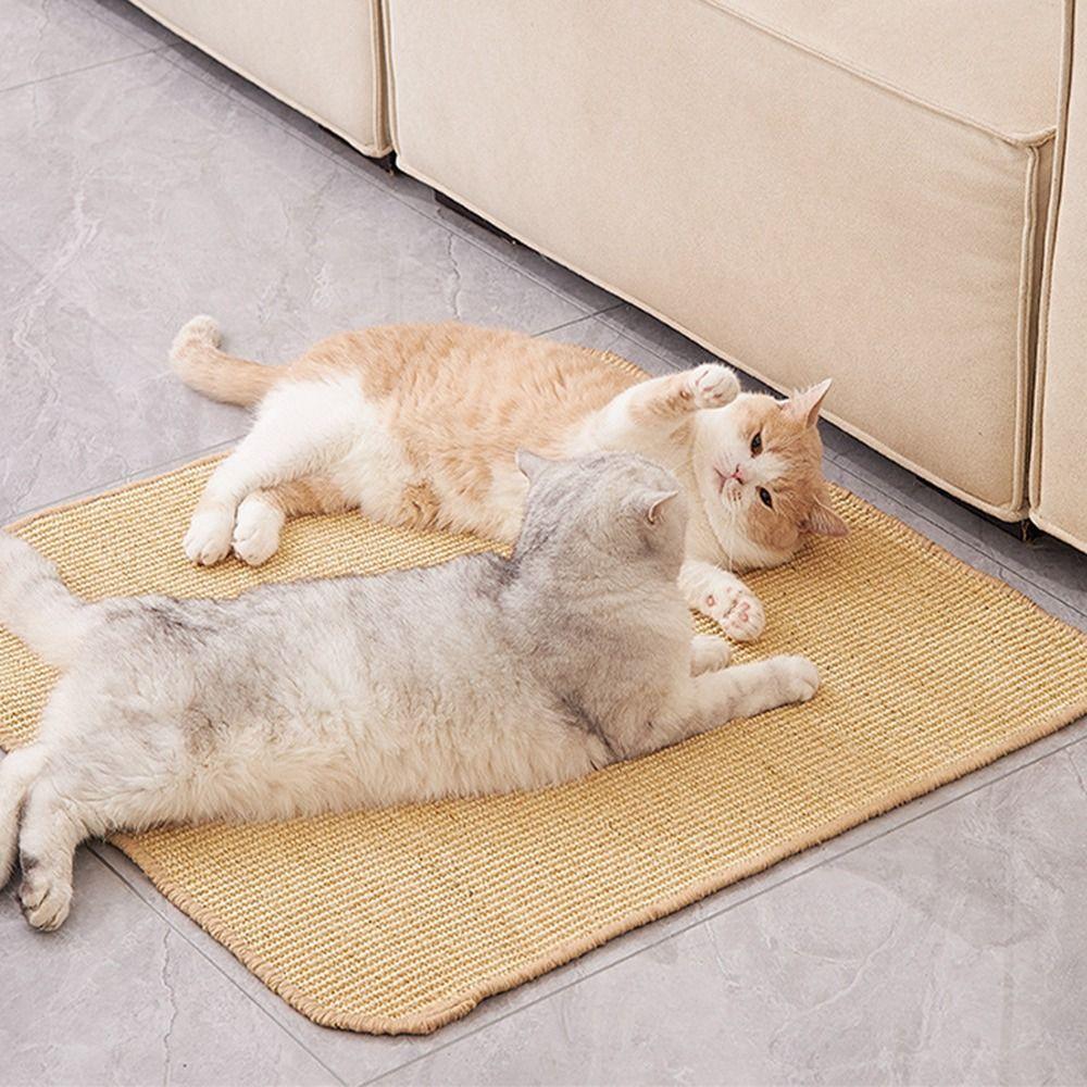 Horizontal Cat Scratcher Mat Multisize Pet Cat Scratching Board  Cat Supplies
