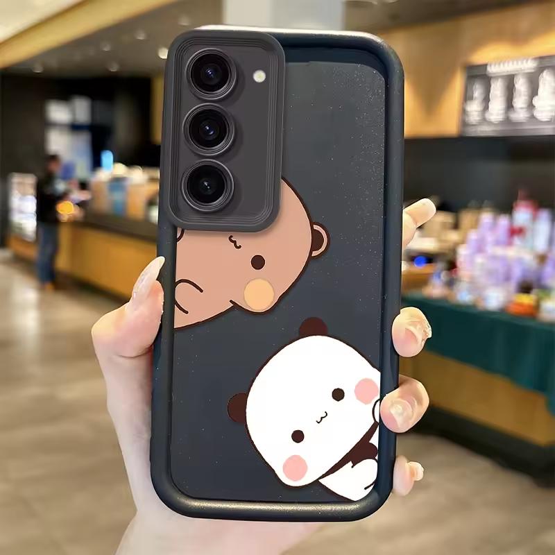 Cute BUBU DUDU Couple Case For Samsung Galaxy Case S24 S23 S22 S21 Ultra Plus A55 A54 A53 A52 A35 A25 A15 A14 5G Phone Y2k Cover