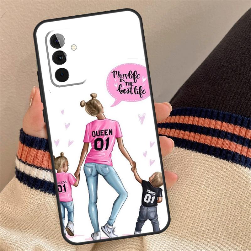 SUPER MOM MUM MOTHER MAMA CUTE BABY Case For Samsung Galaxy A16 A26 A36 A56 A55 A35 A15 A52 A32 A12 A53 A33 A13 A14 A34 A54 A17