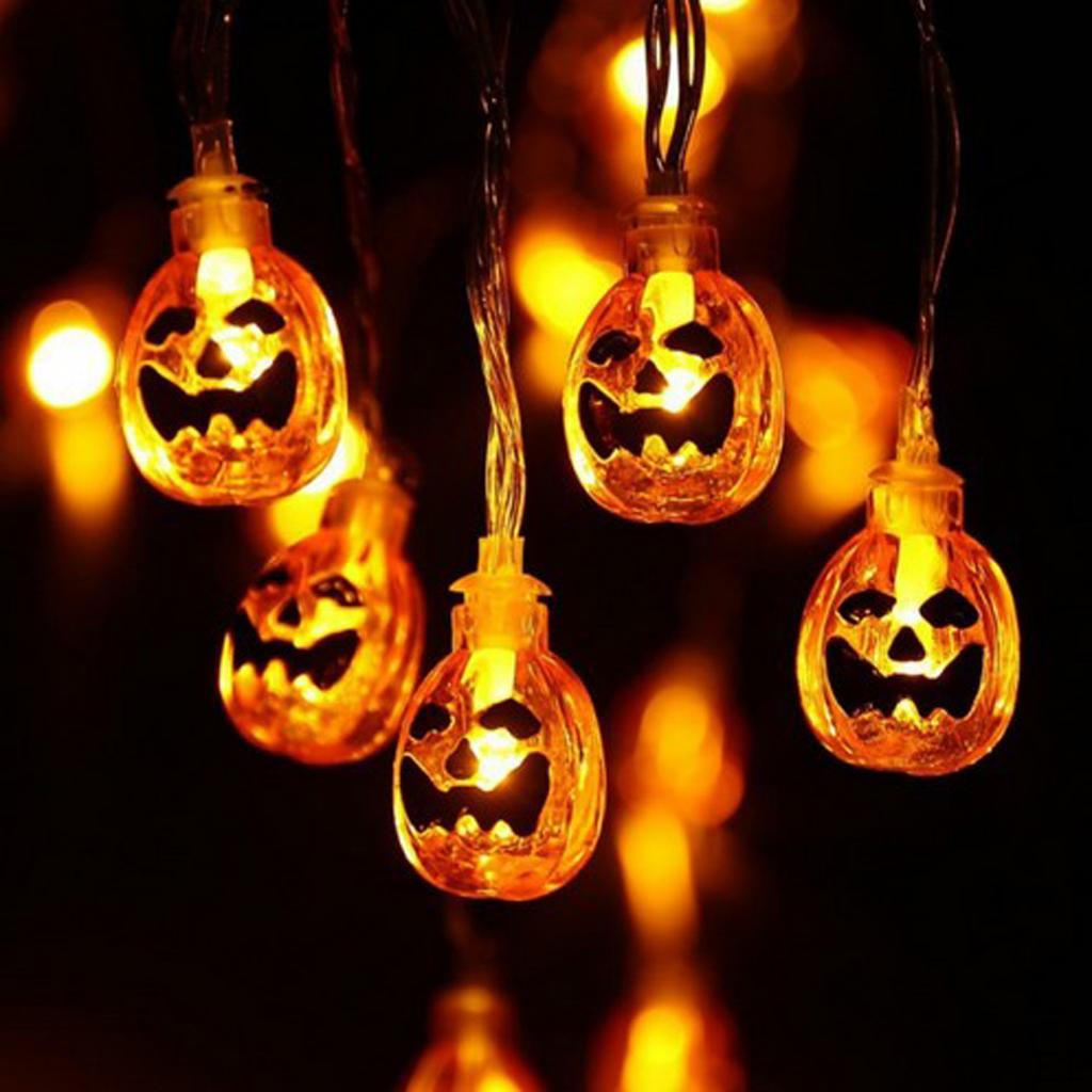 Pumpkin Decor String Lights 10/20 LED For Christmas Halloween Wedding Party
