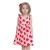 Girls Summer Floral Rayon Spaghetti Strap Princess Dress Kids Beach Sundress Cotton Silk Casual Party Wear