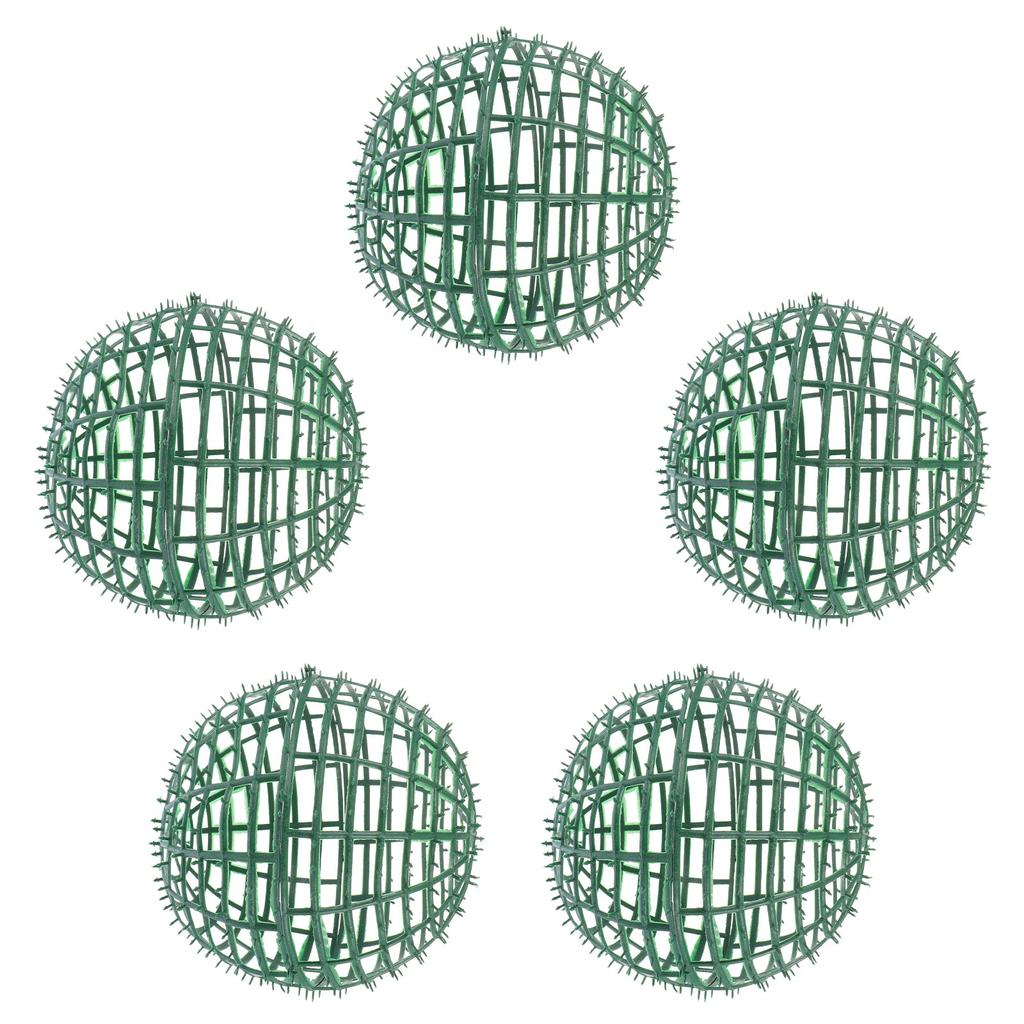 10Pcs Flower Ball Rack Plastic Flower Arrangement Holder for Wedding Party DIY Decorative Ball-Shaped Floral Frame Living Room