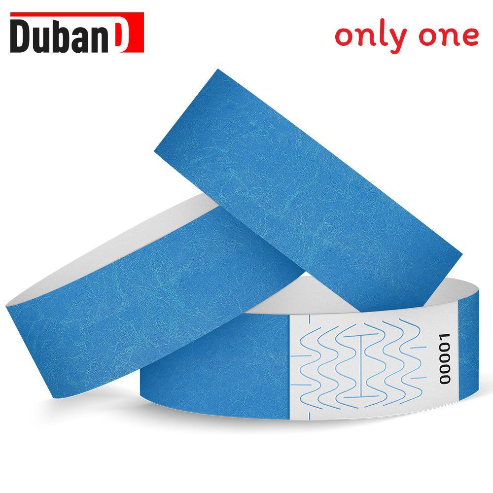 Waterproof Dupont Paper Wristbands With Uv Printing For Childrens Playground And Pool Access