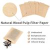 400 Pack Disposable Drawstring Tea Filter Bags Safe and Natural Unbleached Paper Tea Infuser Drawstring Empty Bag for Loose Lea