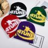 Elastic Beanies Cap Thickened Jacquard Hat Fashion Knitted Hat  Men Women