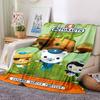 1pc Octonauts Adventure Quest flannel Blanket for Super Soft Cute Comfort Blanket for Travel Bedding Couch Sofa Blanket Y73016