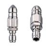 1/10pcs Iron Sewer Jetter Pressure Washer Hose Nozzle Quick Connect Drain Jetting Clog Remover Mouse Head Sewer Cleaning Tool