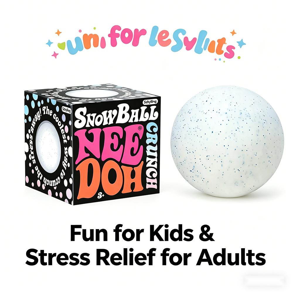 New Product NeeDoh Snow Ball Crunch Snow Ball Crunch Stress Relief Toy