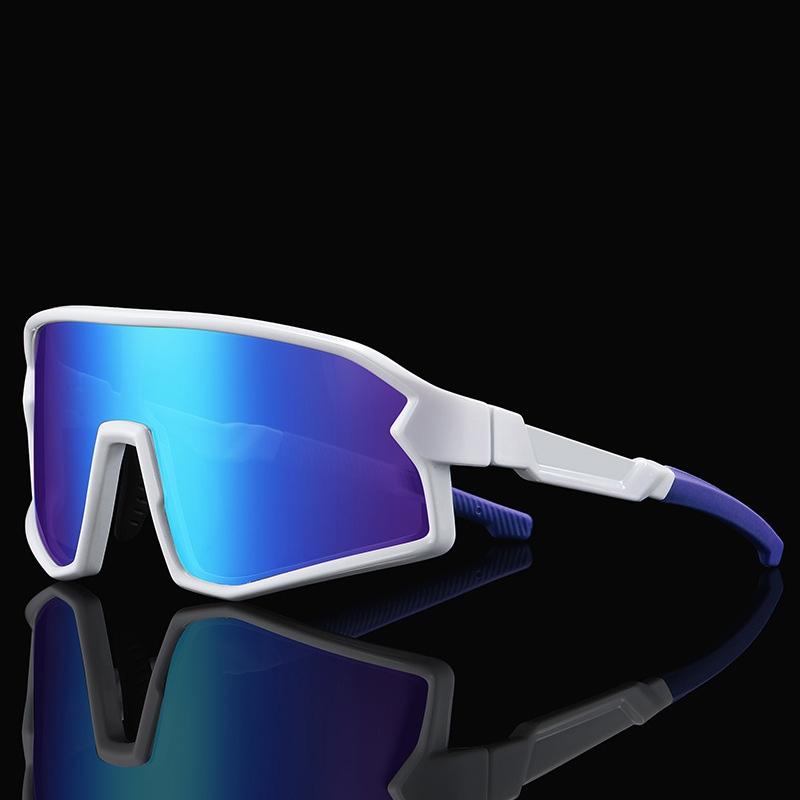 HD Polarized Children Cycling Sunglasses Big Frame Anti-Fog UV Protection Bicycle Glasses Photochromic Riding Diving Goggles