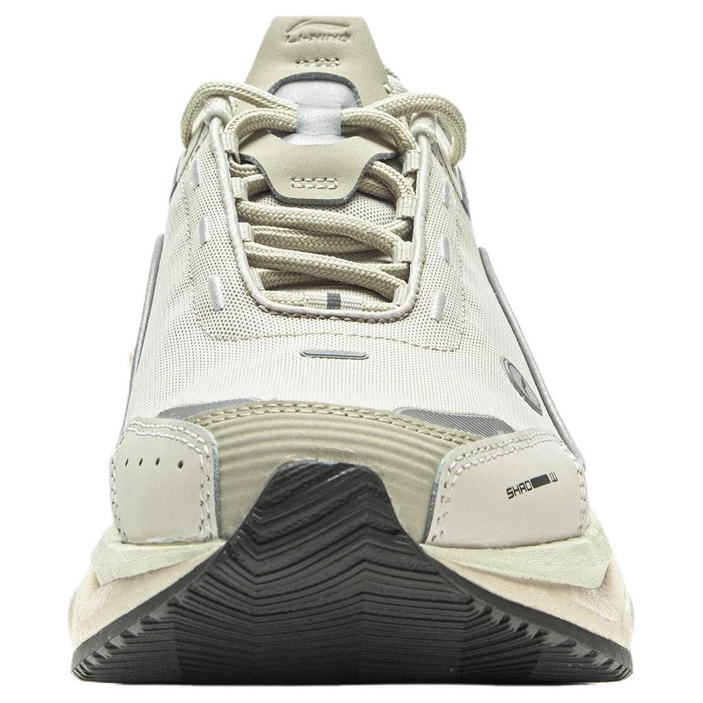Li Ning Breathable Rebound Low top Running Shoes Men's Greige AZGV225-1