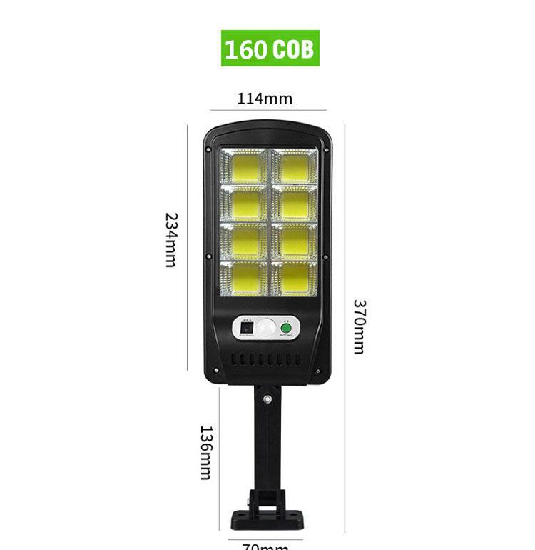 IP65 Solar Outdoor LED Garden Wall Light Body Sensing Garden Patio Garage Door Waterproof Security Remote Control Street Light