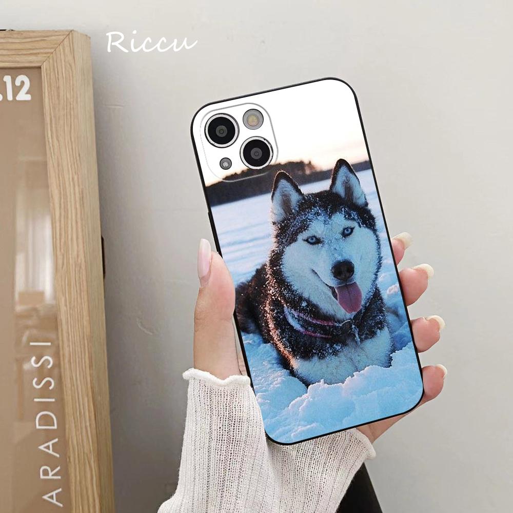 FOR IPhone Cute Alaskan Dog Phone Case FOR IPhone 14 11 12 Pro 8 7 Plus SE X Pro 14 MAX 12 13 MINI XR XS Iphone 14 Phone Covers