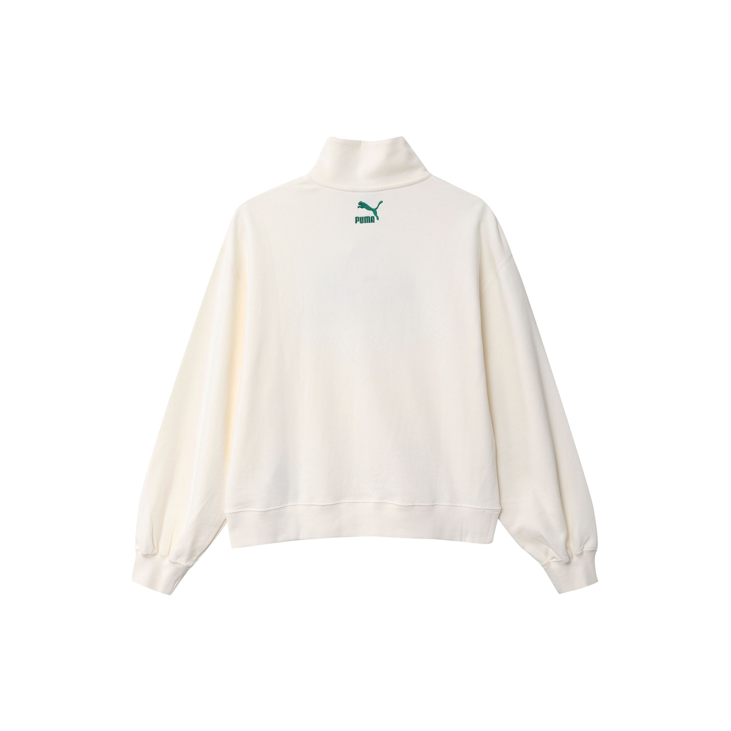 Puma Letter Logo Вышитый спортивный повседневный пуловер свитшот женский свитшот белый — фото 2