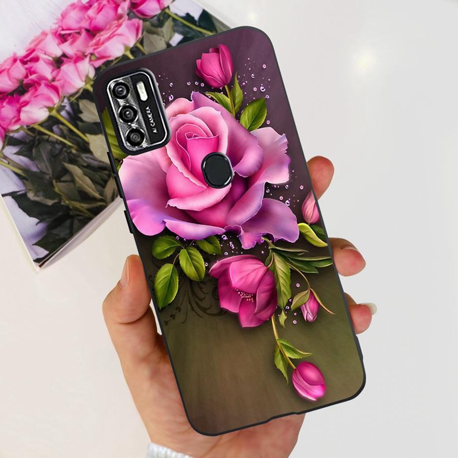 Lovely Case For ZTE Blade A7s 2020 / Optus X Pro / Telstra Evoke Plus 2 Black Silicon Soft Cases Cover For Zte A7s (2020) A7020