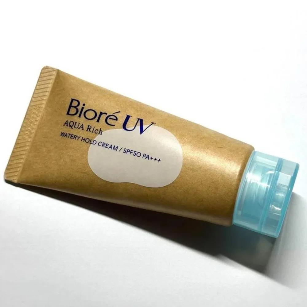 Biore UV Aqua Rich Водостойкий крем 50 г Нераздражающий минеральный солнцезащитный крем