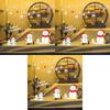 Elegant Merry Christmas Snowflake Curtain Wall Window Stickers For Home And Shop