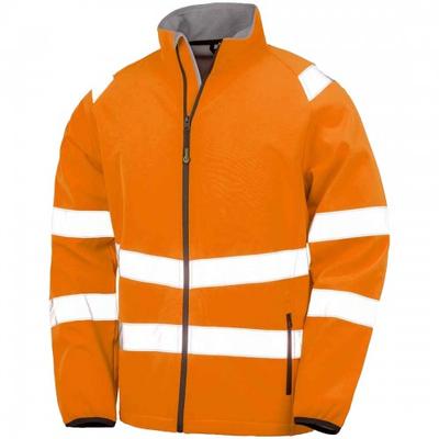 Ergebnis Echte Recycelte Herren Bedruckbare Sicherheits Softshelljacke