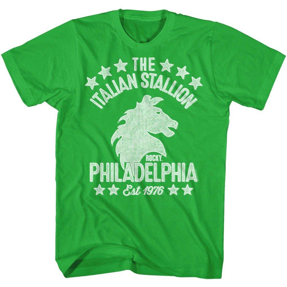 Rocky - White Stallionish - Short Sleeve - Adult - T-Shirt S