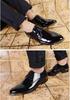 Men's Plus Size Leather Formal Shoes: Trendy Pointed Toe Wedding & Groom Style, Sizes 45-46, Korean Design