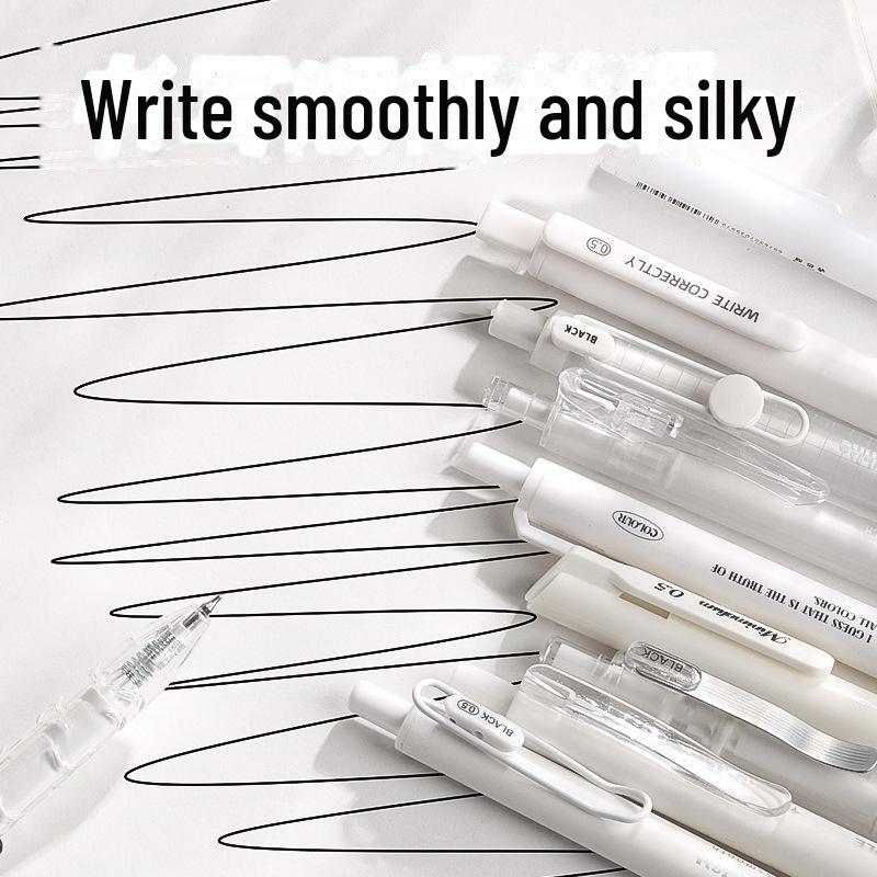 Kaba Bear's New Large-Capacity Brush Pen: Smooth, Ink-Free, Replaceable Core - Ideal for Students' Exams