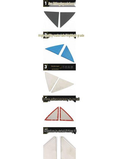 Compatible with Dongfeng Fengguang S560: Front Pillar Bright Trim, Center Console A-Pillar Triangle Decoration.
