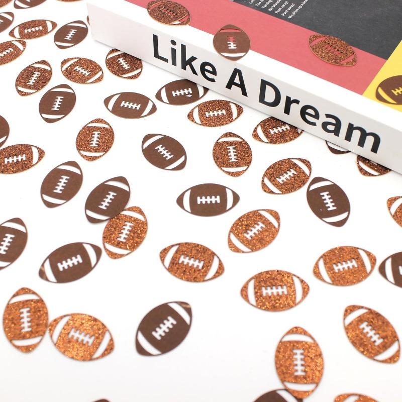 200pcs/set Sports Football Home desktop Decorations Festival Party Decorative Confetti Football-Themed Party Supplies