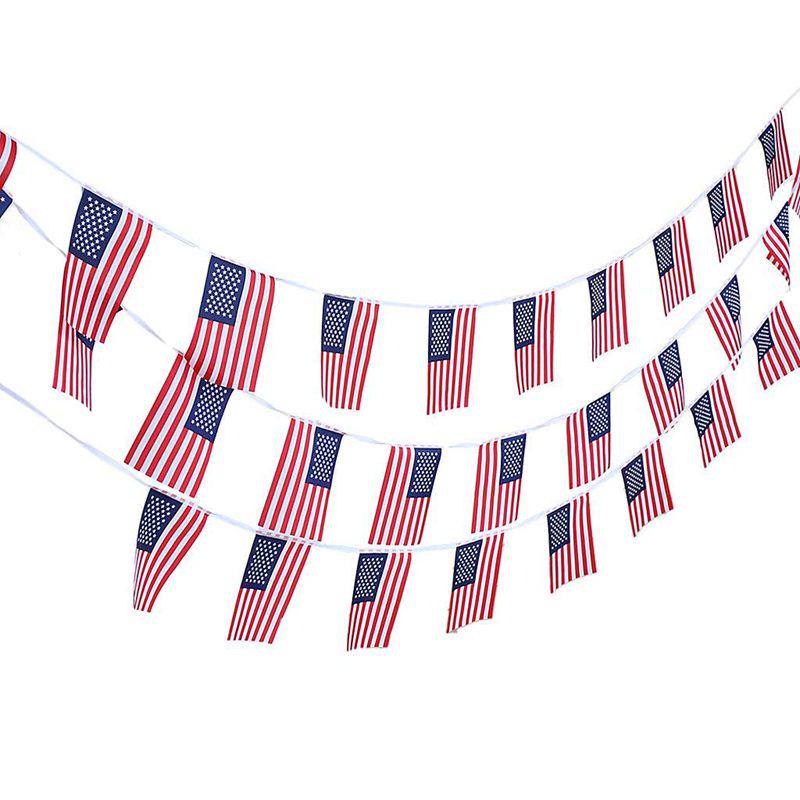 30Pcs 10meter Country Flags String Bunting Banner Garland Party Garden Décor