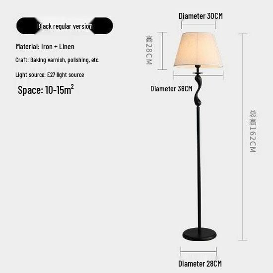 

Retro Minimalist Bedside Table Lamp - Warm Vertical Design for Bedrooms, Studies, and Living Rooms Default