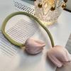 Elegant Tulip Curtain Tiebacks - No-Tool Installation, Durable Polyester for Living Room & Bedroom