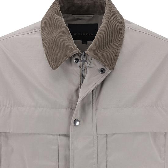 Gio Giorgio Men's Corduroy Color Block Collar Jumper