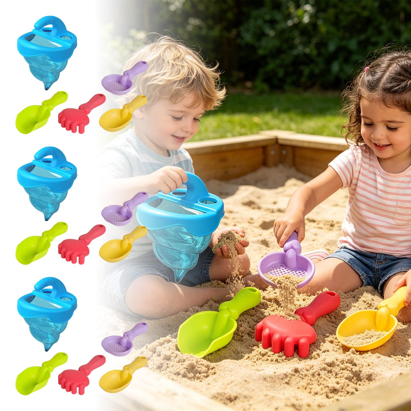 Kids Beach Toy Set - Shovel and Molds for Outdoor Play One Size