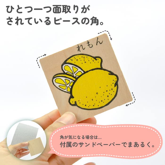 Sakai Sangyo Gujo Hachiman Hiragana Building Blocks, Ages 18 Months to 1.5 Years, Made in Japan, Wooden, Montessori