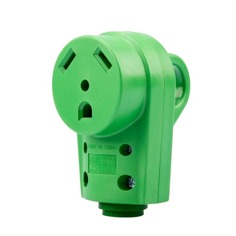 Replacement RVs Receptacle Plug 30A Male/Female RVs Plug with Ergonomic Grip Handle Heavy Duty Power Plug Adapter