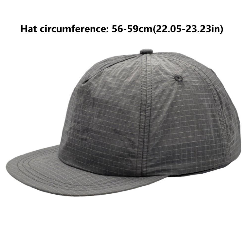 Breathable Flat-brimmed Baseball Cap Quick Dry Trucker Hat Versatile Quick Dry Hat Sports Use