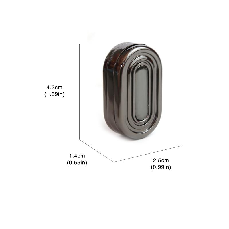 Three-Layer Metal Magnetic Push Slider EDC Fingertip Spinner ADHD Anxiety Stress Relief Toys for Adult Children Gift