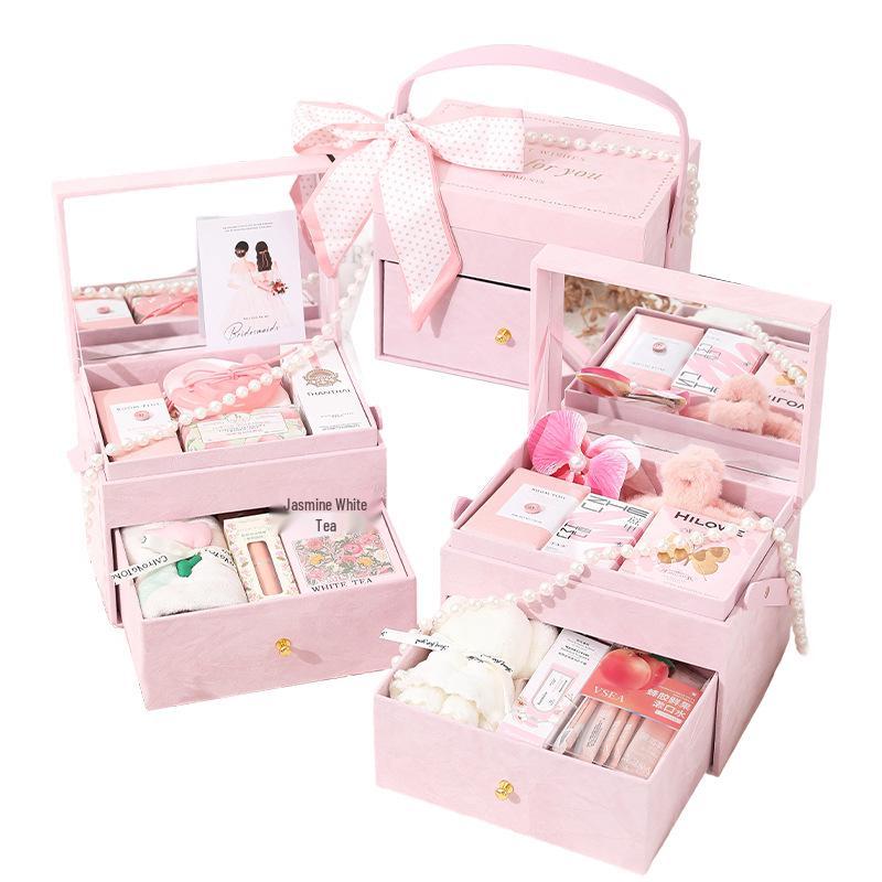 Elegant Brudtärnepresentuppsättning: Praktisk & Kreativ Bröllopsgåva för Kvinnor