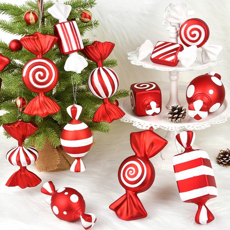 Electroplated Candy Pendants for Christmas Tree Decorations and Photography Props