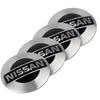 Nissan 4 Stück 56MM Auto Radnaben-Mittelkappen Aufkleber Für Nissan Nismo TiidaT Teana GTR 350Z 370Z 240SX Juke Note Versa