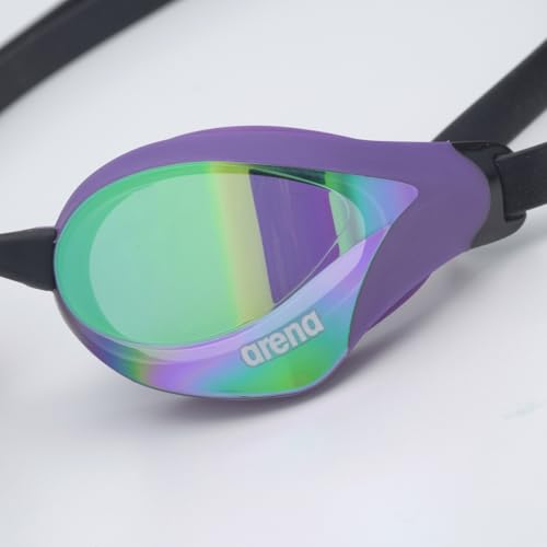 ARENA Cobra Core Schwimmbrille, Unisex, Einheitsgröße, Spiegelfinish, Top-Rennmodell AS5SGG04U, WA-zugelassen, für Wettkampfschwimmen