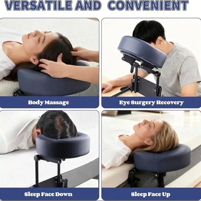 Headrest Bed Face Cradle Face Down Pillow Adjustable Angle Mattress Top Massage Kit Eye Surgery Recovery Cushion for SPA Salon