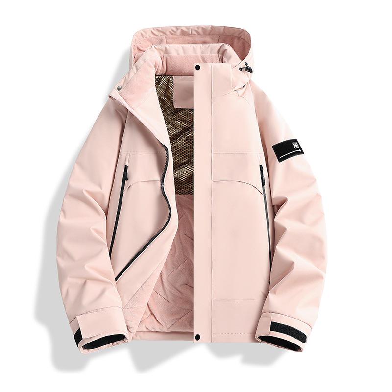 2026 Outdoor Warm Plus Size Waterproof Windproof Winter Hooded Ski Jacket with Graphene