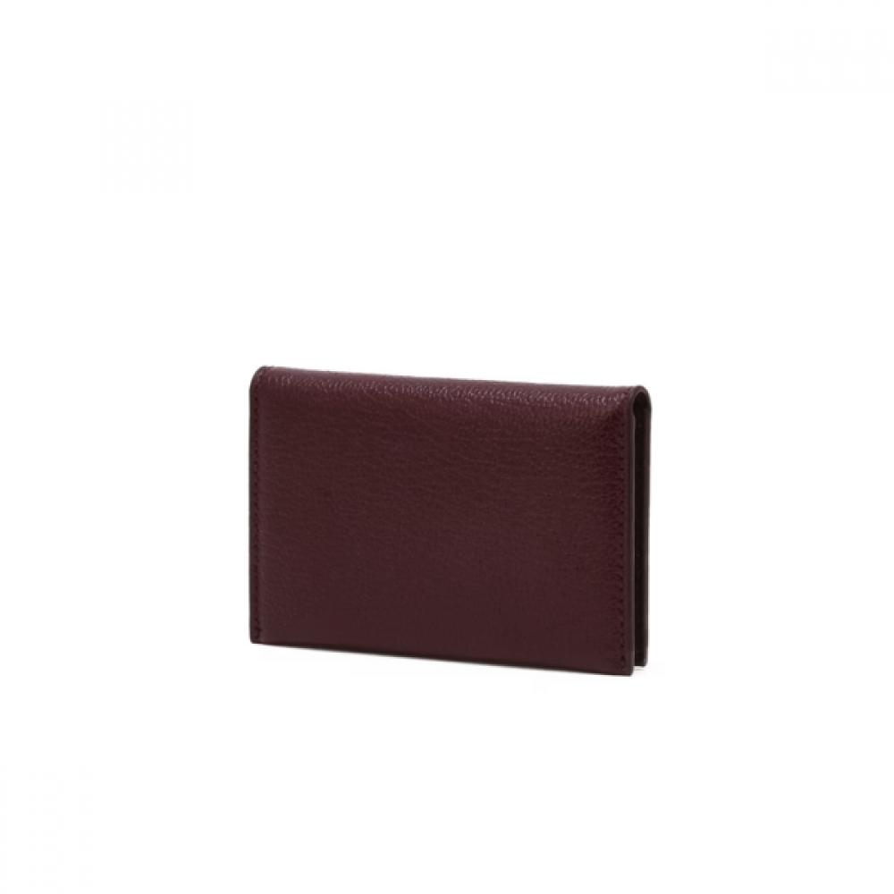 Daks Leather Card Wallet Burgundy Dcwa6f509d2