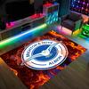 Brighton & Hove Albion Football Design Crystal Velvet Carpet Cozy Non?Slip Printed Rug For Bedroom Living Room Entrance