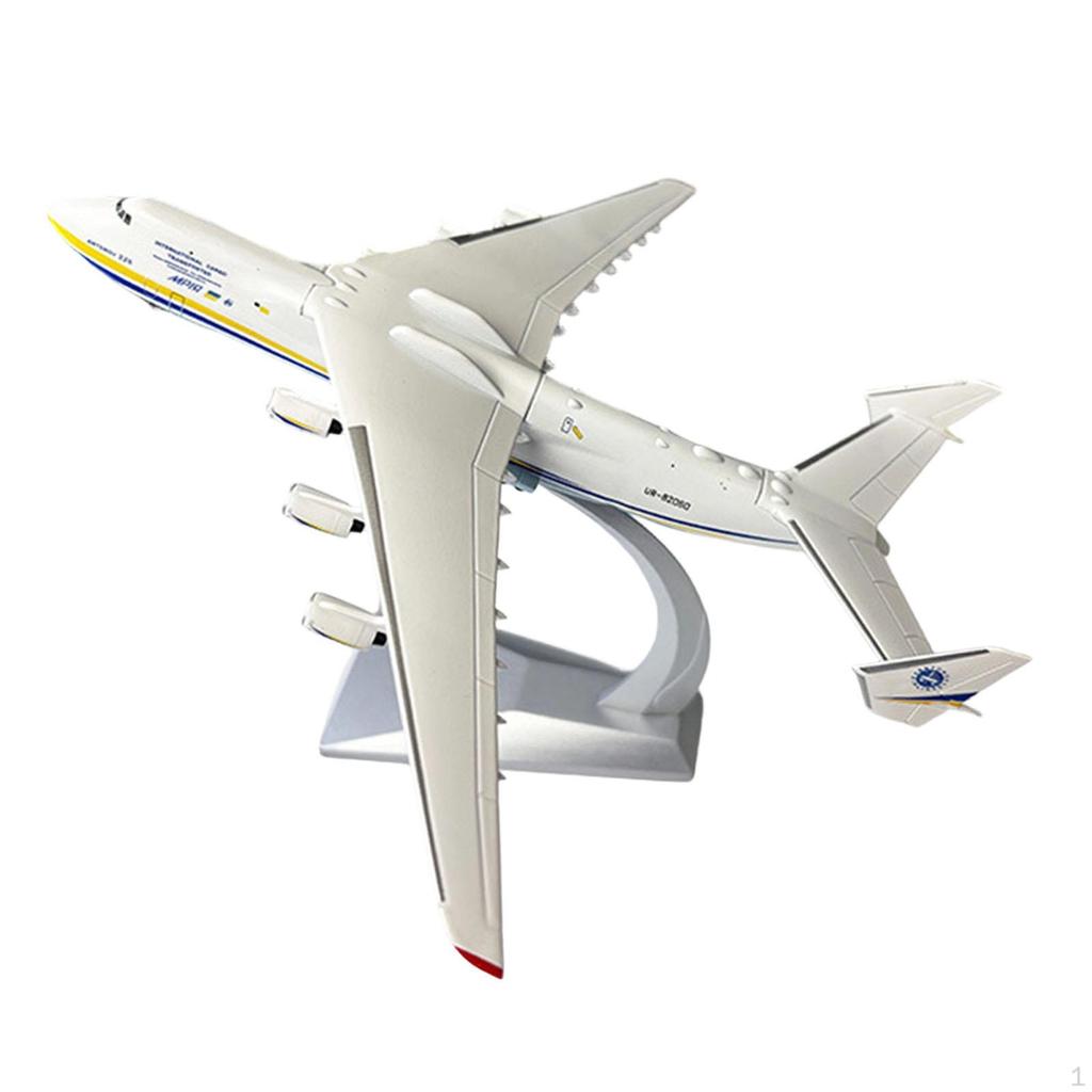 1:400 Scale AN225 Transport Aircraft Model Desktop Decoration for Bookshelf Ukraine
