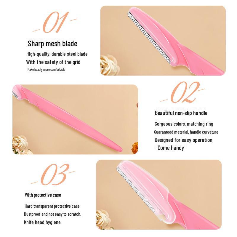 Professional Eyebrow Trimmer for Men & Women – Beginner-Friendly Eyebrow Razor