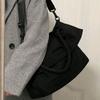 Bag women's 2025 new dark large-capacity nylon canvas tote bag niche high-end texture versatile messenger bag