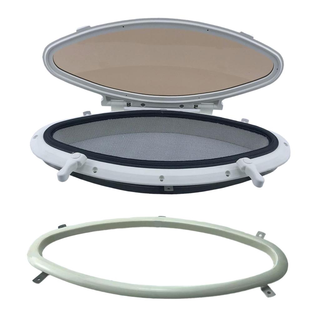 Oval Porthole Replacement Accessory Sturdy Internal Opening Window for Ships