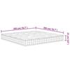 VidaXL Pocket Spring Mattress Medium Firmness 200x200 Cm 3206421