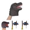 Godzilla mot King Kong Latexmask Handdocka Barn Rolig Pedagogisk Gosedjursleksak